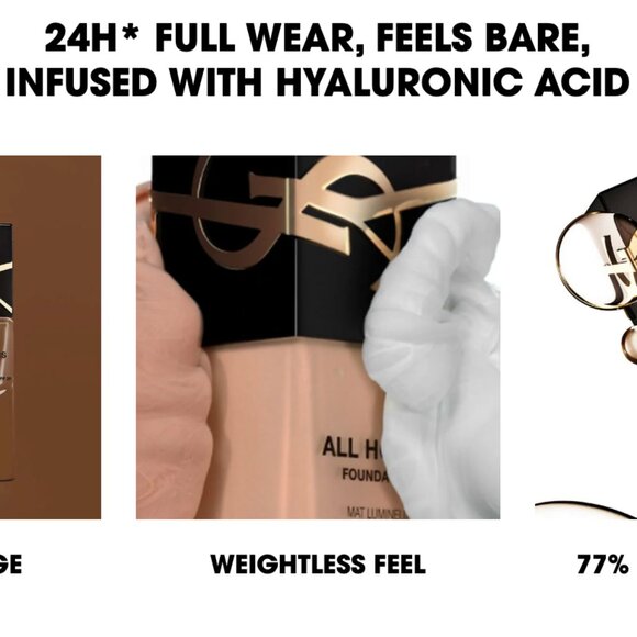 Yves Saint Laurent - NEW!  - #MC2 MEDIUM COOL - All Hours Foundation - Picture 5 of 7